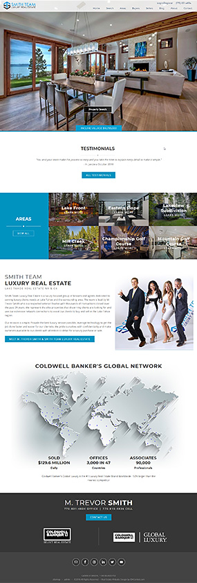 Lake Tahoe Real Estate Website Smith Team